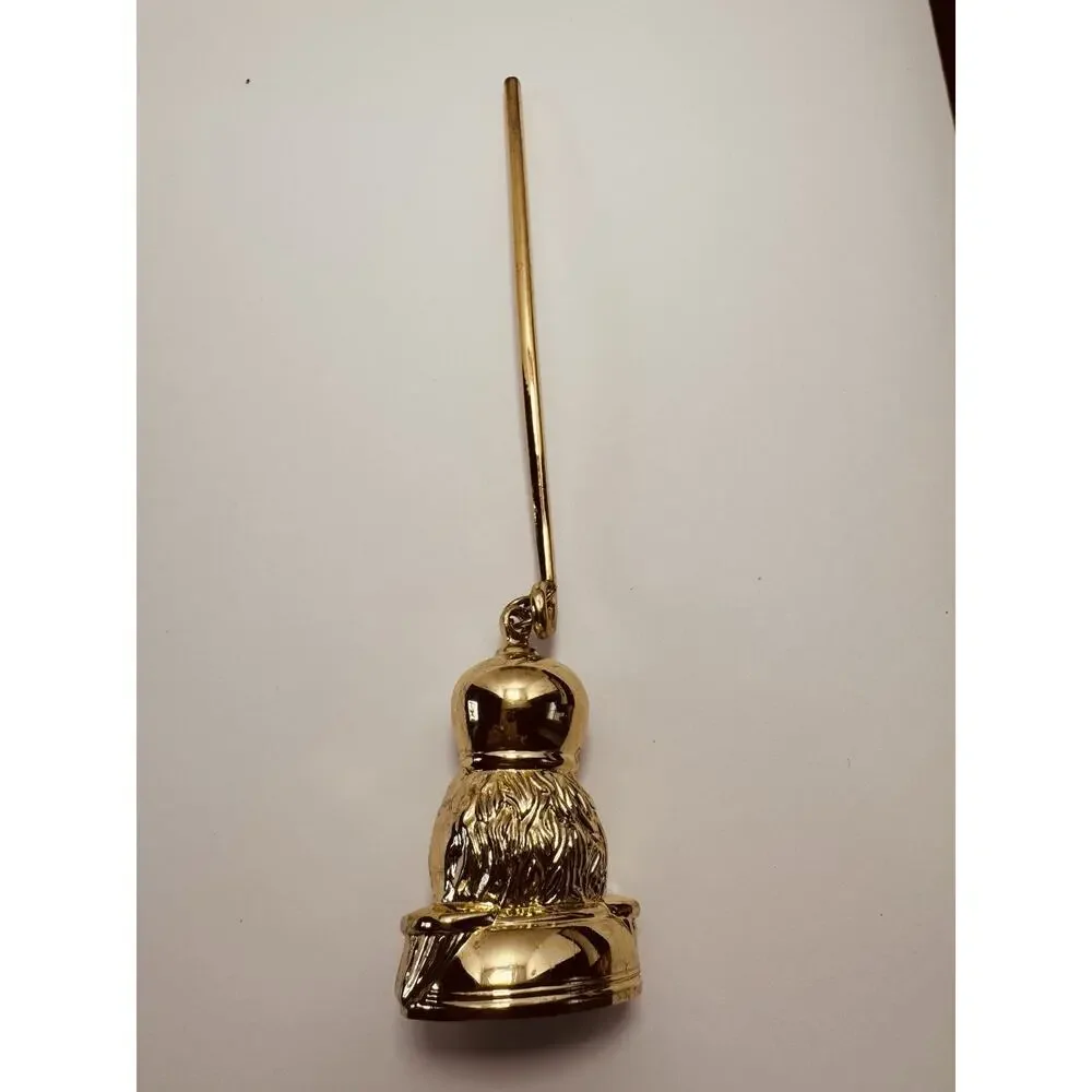 The Bombay Company Godinger Nutcracker Candle Snuffer Gold-Tone Metal Decor